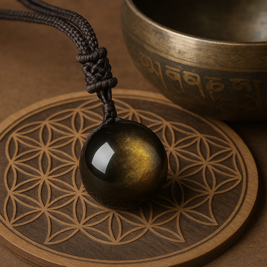 Collier "Sérénité Dorée"