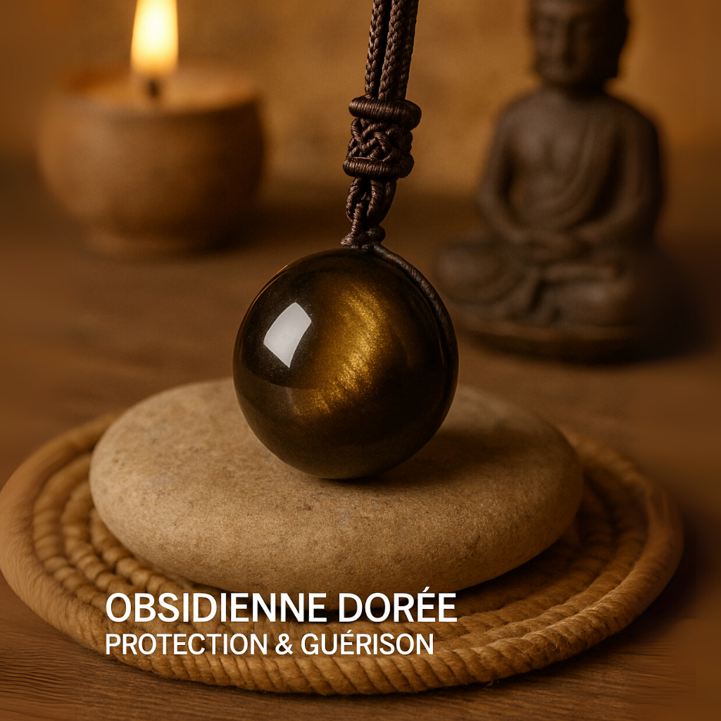Collier "Sérénité Dorée"