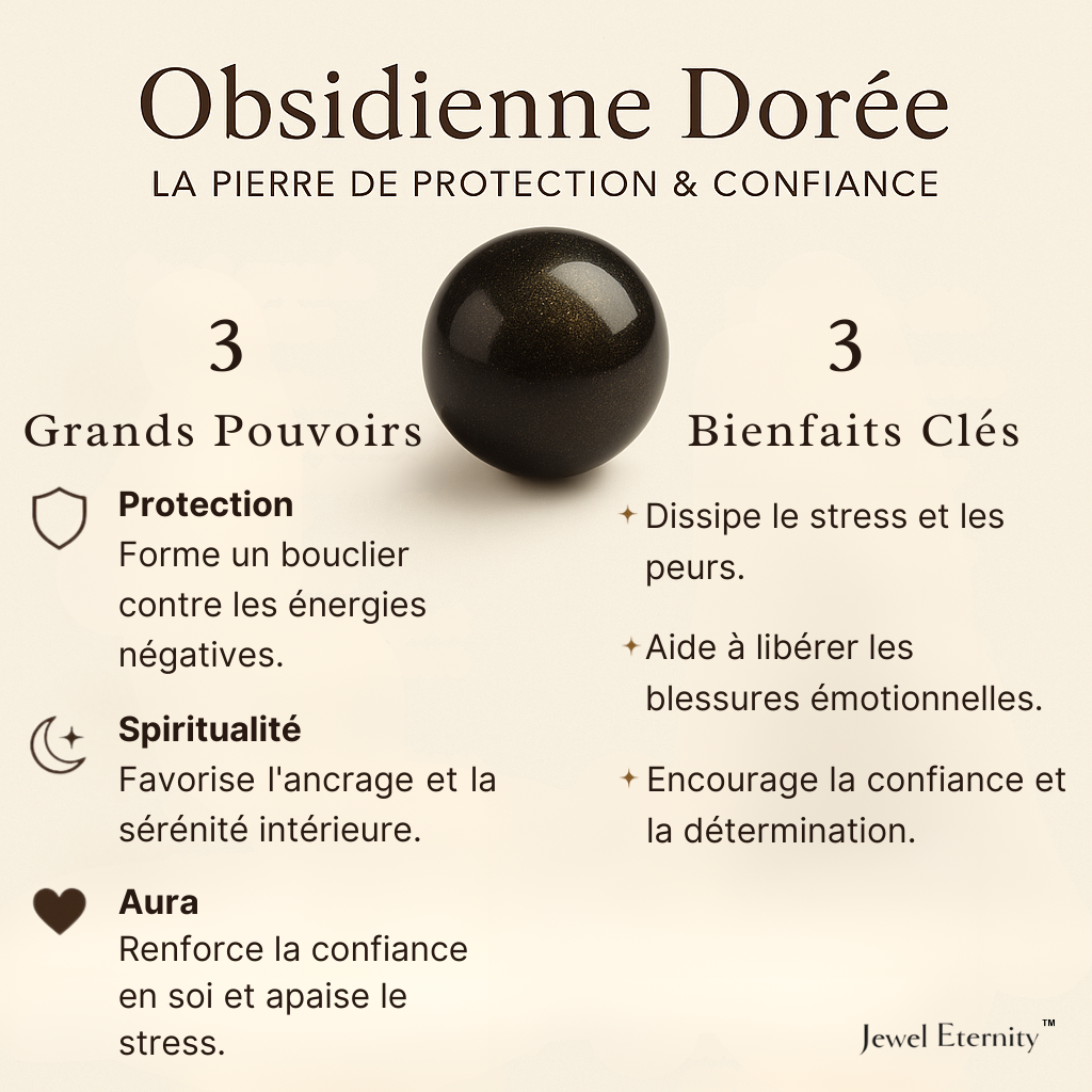 Collier "Sérénité Dorée"