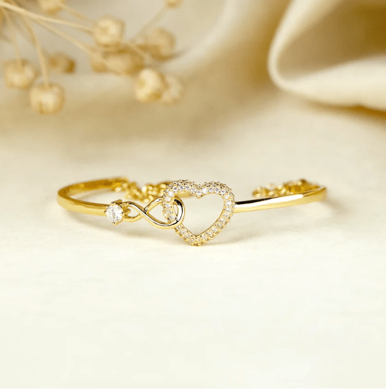 Bracelet Cœur Infini – Mère Fille